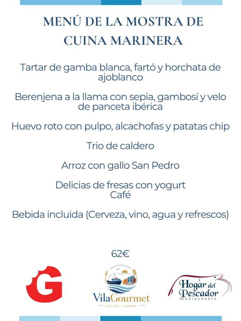 Menú Cuina Marinera